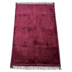 Килимок для намазу Dcib Luxury Velvet Sajda 80×120 см Бордо