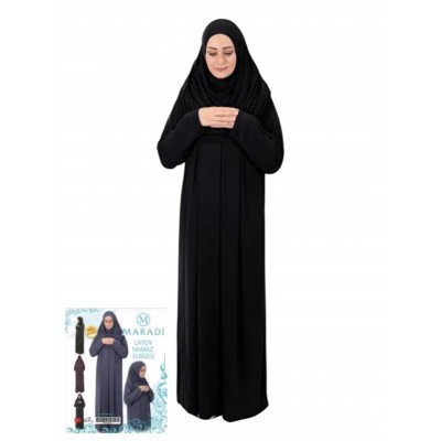 Сукня для намазу Maradi Namaz Elbisesi Цілісне One Size Чорний