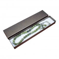 Чотки з натурального каменю Нефрит (Yeşim taşı) 33 намистини 8 мм