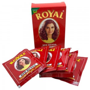 Хна для волосся Індійська Натуральна Royal Henna Red Червона 6 шт