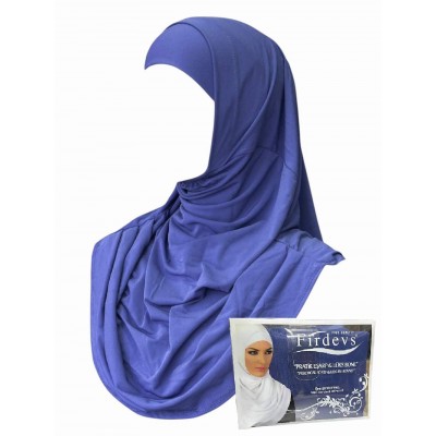 Готовий Хіджаб Амірка Firdevs Ультра синій 4047