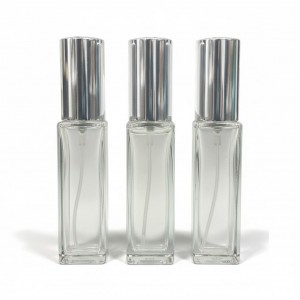 Флакони 3 Шт Скляні Для Спрей Духів з Серебристим Пульверизатором 10 Мл Модель 4093