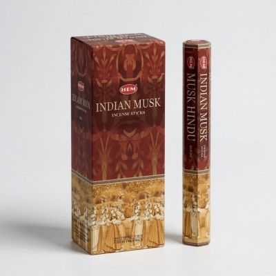 Indian Musk (Індійський мускус) Hem Аромапалички Hem Incense Sticks 20 шт