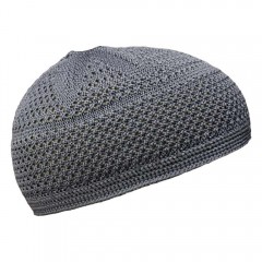 Чоловіча тюбетейка Dosso Elmas, в’язана One Size Сірий