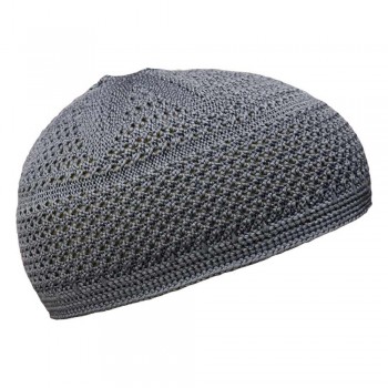 Чоловіча тюбетейка Dosso Elmas, в’язана One Size Сірий Чоловіча тюбетейка Dosso Elmas, в’язана One Size Сірий