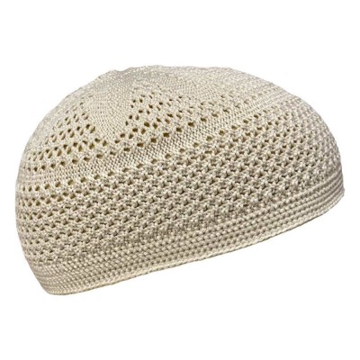 Чоловіча тюбетейка Dosso Elmas, в’язана One Size Бежевий
