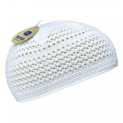 Чоловіча тюбетейка Dosso Elmas, в’язана One Size Білий