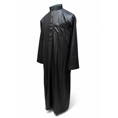 Арабська сорочка Каміс чоловіча подовжена Black Style розмір L Чорний Арабська сорочка Каміс чоловіча подовжена Black Style розмір L Чорний