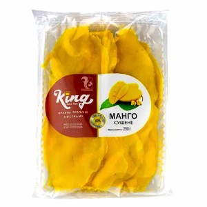 Манго сушене King 250 г (Вʼєтнам) Манго сушене King 250 г (Вʼєтнам)