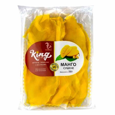 Манго сушене King 250 г (Вʼєтнам)