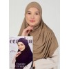 Хіджаб готовий цільний Tesettur Turban Ecardin ST406 One Size Кава з молоком