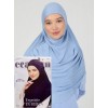 Хіджаб готовий цільний Tesettur Turban Ecardin ST406 One Size Блакитний