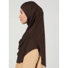 Хіджаб готовий цільний Tesettur Turban Ecardin ST406 One Size Коричневий
