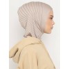 Хіджаб-балаклава без нахльосту Babe Düz Ecardin Model 1 Світлий беж