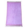 Килимок для намазу Luxury Velvet Sajda 70х110 см Model 1 Рожевий