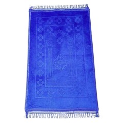Килимок для намазу Luxury Velvet Sajda 70х110 см Model 1 Ультрасиній