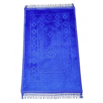 Килимок для намазу Luxury Velvet Sajda 70х110 см Model 1 Ультрасиній