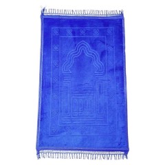 Килимок для намазу Luxury Velvet Sajda 70х110 см Model 2 Ультрасиній