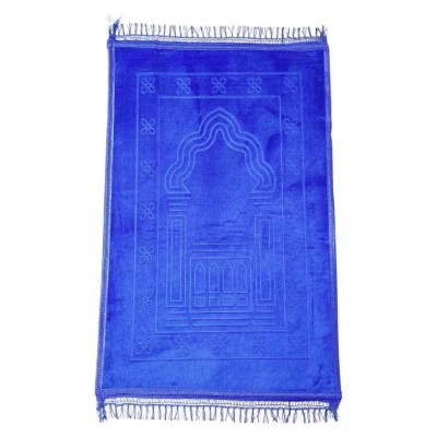 Килимок для намазу Luxury Velvet Sajda 70х110 см Model 2 Ультрасиній
