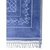 Килимок для намазу Luxury Velvet Sajda 70х110 см Model 1 Сіро-синій