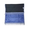 Килимок для намазу Luxury Velvet Sajda 70х110 см Model 1 Сіро-синій