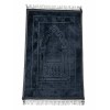 Килимок для намазу Luxury Velvet Sajda 70х110 см Model 1 Чорний
