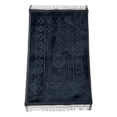 Килимок для намазу Luxury Velvet Sajda 70х110 см Model 2 Чорний