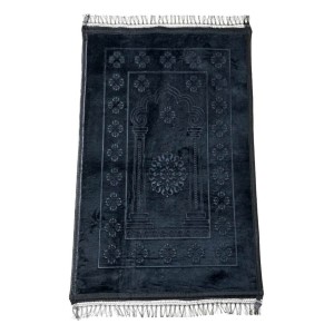 Коврик для намаза Luxury Velvet Sajda 70х110 см Model 2 Чёрный Коврик для намаза Luxury Velvet Sajda 70х110 см Model 2 Чёрный