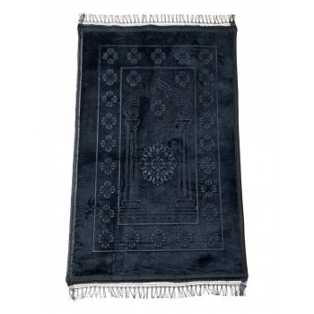 Килимок для намазу Luxury Velvet Sajda 70х110 см Model 2 Чорний