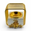 Бахурниця аромалампа вугільна Mabkhara Modern Gold