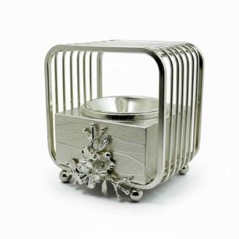 Бахурниця аромалампа вугільна Mabkhara Modern Silver