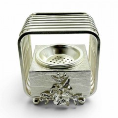 Бахурниця аромалампа вугільна Mabkhara Modern Silver