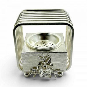 Бахурниця аромалампа вугільна Mabkhara Modern Silver Бахурниця аромалампа вугільна Mabkhara Modern Silver