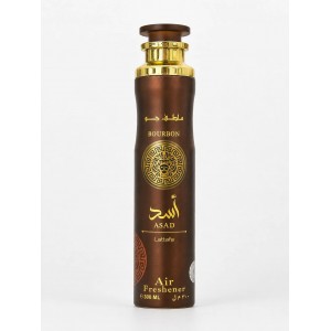 Asad Bourbon Lattafa Парфюмированный освежитель воздуха 300 мл Asad Bourbon Lattafa Парфюмированный освежитель воздуха 300 мл
