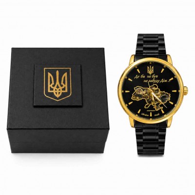 Чоловічий годинник Awarder 022 «Де би не був» Black Gold Mechanic