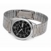 Чоловічий годинник Casio MTP-V006D-1B2 з чорним циферблатом та сталевим браслетом Чоловічий годинник Casio MTP-V006D-1B2 з чорним циферблатом та сталевим браслетом