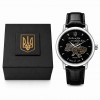 Чоловічий годинник Awarder 022-3D «Де би не був» Silver Black Leather Automatic Чоловічий годинник Awarder 022-3D «Де би не був» Silver Black Leather Automatic