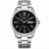 Чоловічий годинник Casio MTP-1384D-1AV з чорним циферблатом та металевим браслетом
