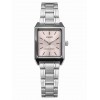 Жіночий годинник Casio LTP-V007D-4E з рожевим циферблатом та металевим браслетом