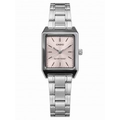 Жіночий годинник Casio LTP-V007D-4E з рожевим циферблатом та металевим браслетом Жіночий годинник Casio LTP-V007D-4E з рожевим циферблатом та металевим браслетом