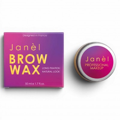 Віск для укладання та фіксації брів Janèl Brow Wax Gold 50 мл Віск для укладання та фіксації брів Janèl Brow Wax Gold 50 мл