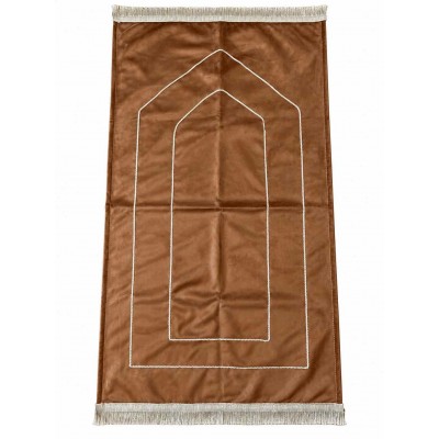 Килимок для намазу Prayer Mat Mihrab Safa, 70×120 см Коричневий