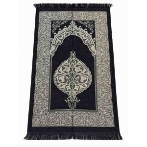 Коврик для намаза Ornament Sajda 165 × 65 см Чёрный Коврик для намаза Ornament Sajda 165 × 65 см Чёрный