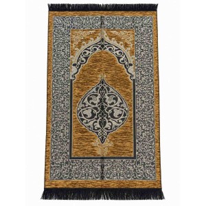 Коврик для намаза Ornament Sajda 165 × 65 см Золотистый Коврик для намаза Ornament Sajda 165 × 65 см Золотистый