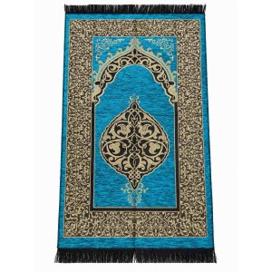 Коврик для намаза Ornament Sajda 165 × 65 см Бирюзовый Коврик для намаза Ornament Sajda 165 × 65 см Бирюзовый