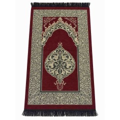 Коврик для намаза Ornament Sajda 165 × 65 см Бордовый