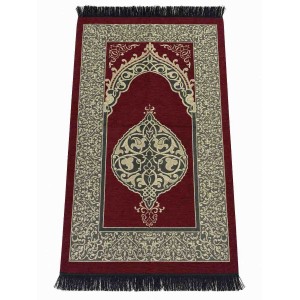 Коврик для намаза Ornament Sajda 165 × 65 см Бордовый Коврик для намаза Ornament Sajda 165 × 65 см Бордовый