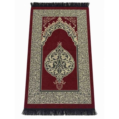Килимок для намазу Ornament Sajda 165 × 65 см Бордовий