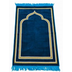 Килимок для намазу Golden Mihrab Sajda 110 × 70 см Бірюзовий