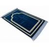 Коврик для намаза Golden Mihrab Sajda 110 × 70 см Синий бархат Коврик для намаза Golden Mihrab Sajda 110 × 70 см Синий бархат